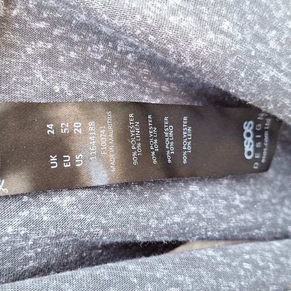 Asos Design Curve Linen Blend Tank Top - Size 20 - Picture 6 of 7